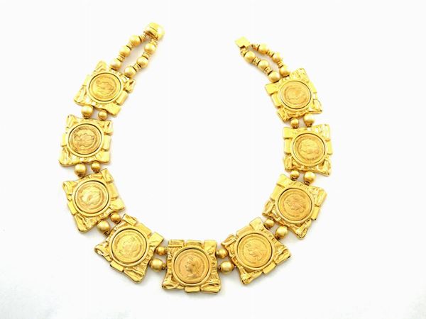 Bozard Goldtone metal necklace