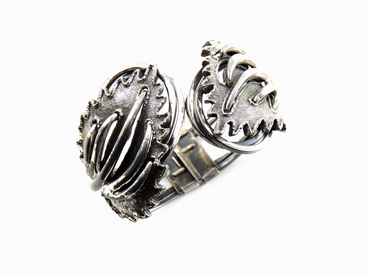 Bracciale Rigido Tortolani in Metallo Argentato