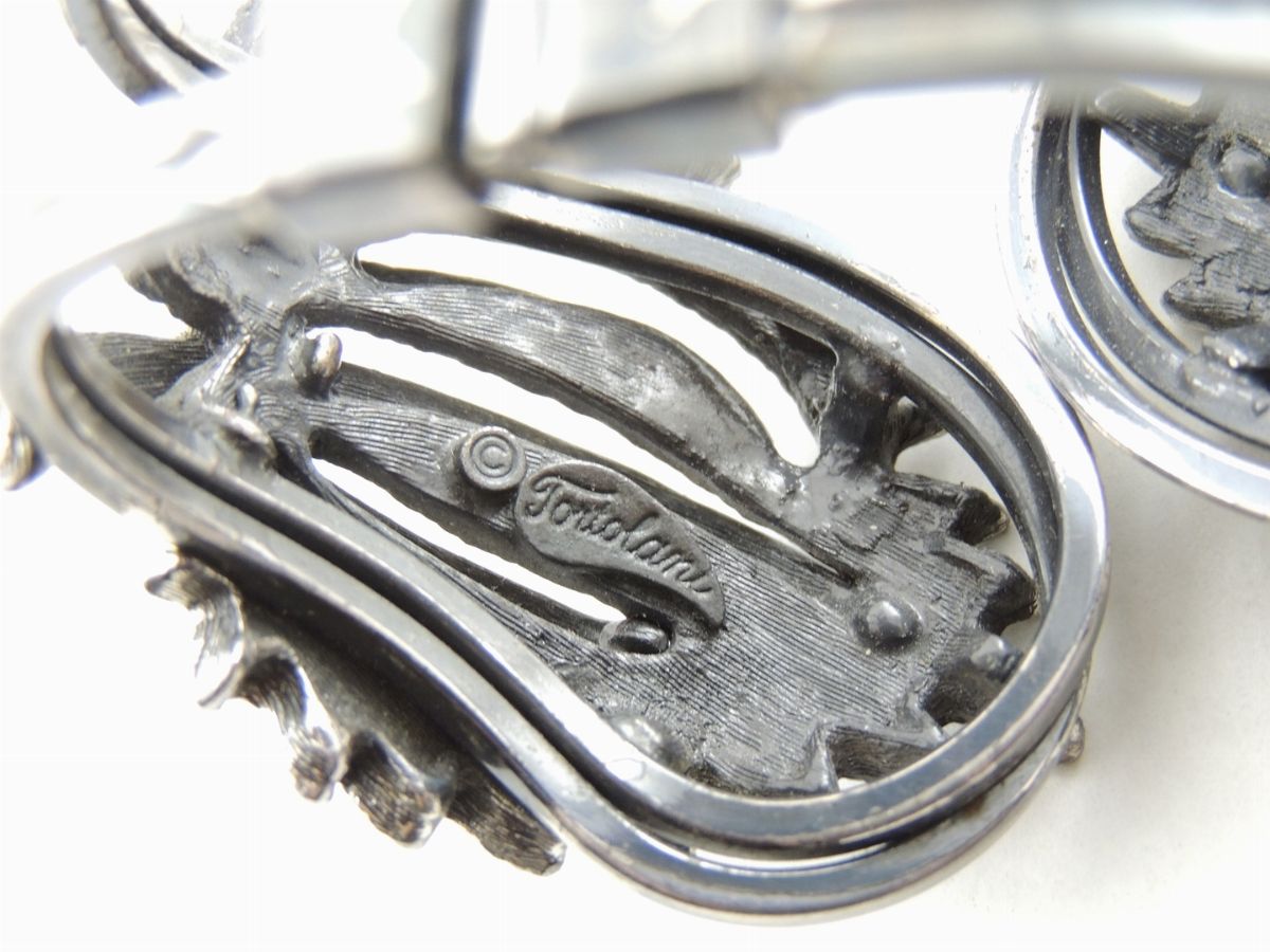 Bracciale Rigido Tortolani in Metallo Argentato