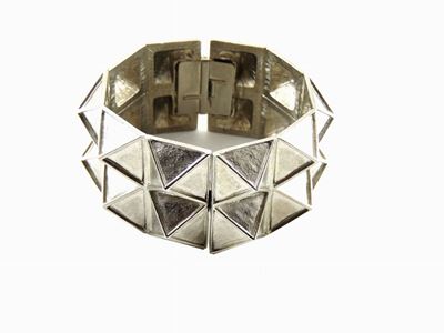 Bracciale Kenneth Jane Lane Rigido in Metallo Argentato