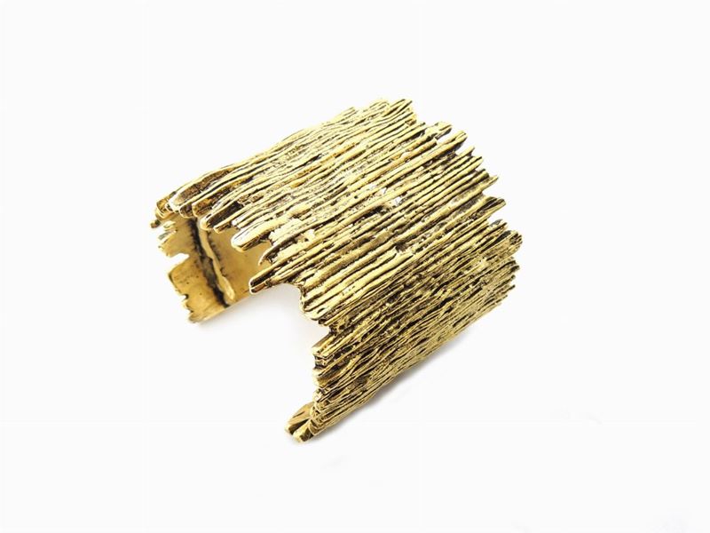 Bracciale Rigido Biche De Bere Paris in Metallo Dorato