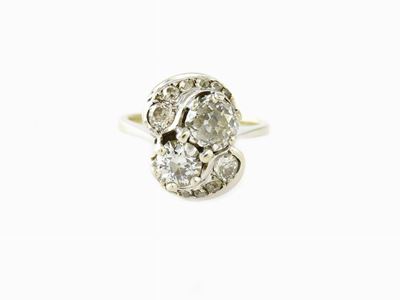 Anello in Oro Bianco e Diamanti