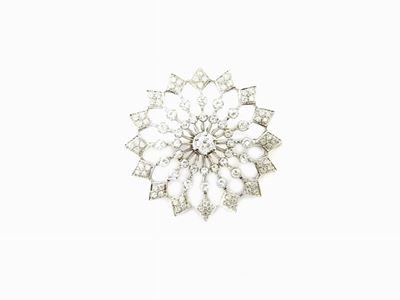 Spilla in Oro Bianco e Diamanti
