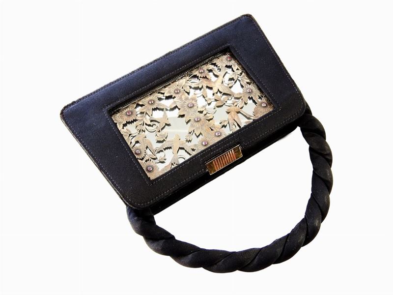 Trousse in Argento, Oro Giallo e Rubini