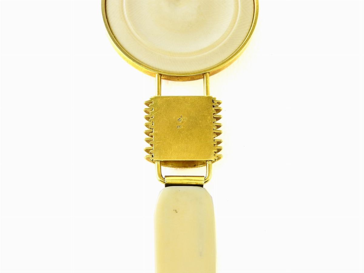 Collana in Oro Giallo e Avorio