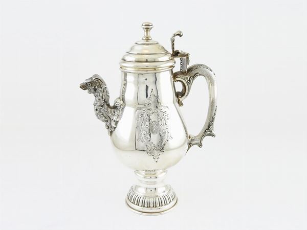 Silver Coffeepot  (Milan, second half of 20th Century)  - Auction The collector's house: Antique, Modern and Oriental Art - Lots: 450-673 - III - Maison Bibelot - Casa d'Aste Firenze - Milano