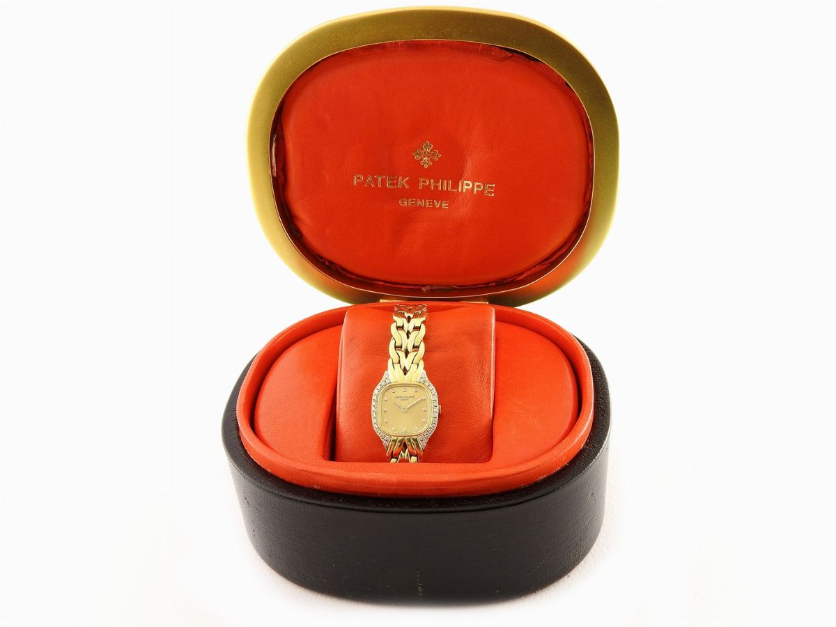 Orologio da Polso per Donna in Oro Giallo e Diamanti