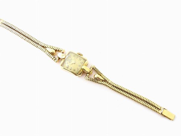 Yellow gold Ladies wristwatch  (Longines, Fifties)  - Auction Jewels and Watches - I - Maison Bibelot - Casa d'Aste Firenze - Milano