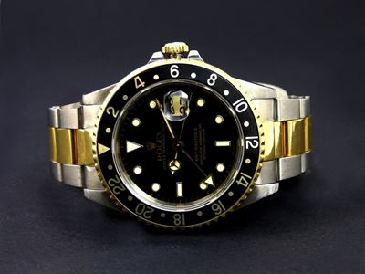 Orologio Rolex Oyster Perpetual Gmt Master da Polso per Uomo in Acciaio e Oro