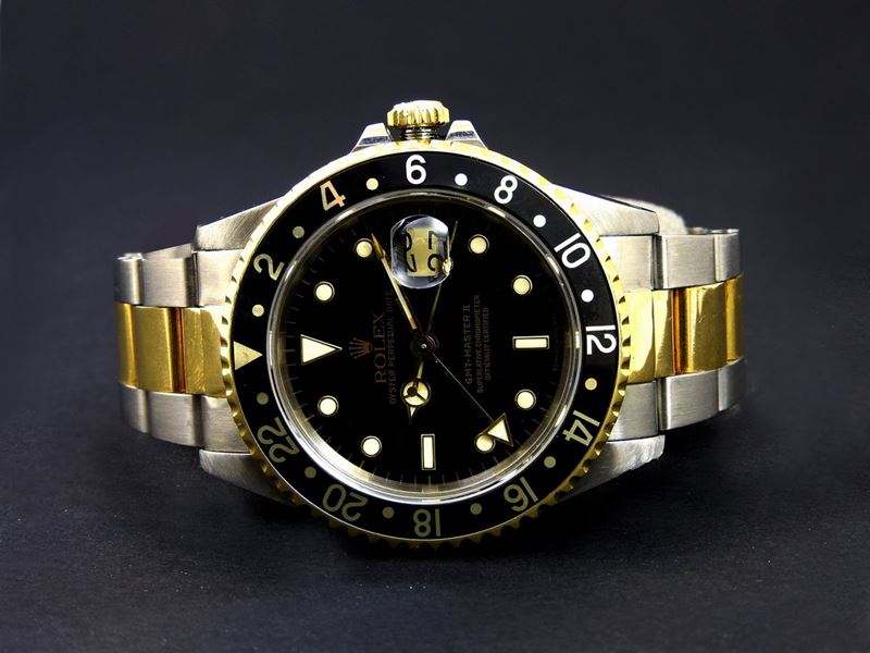 Orologio Rolex Oyster Perpetual Gmt Master da Polso per Uomo in Acciaio e Oro