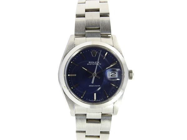 Rolex Oyster Date Precision Steel Gentlemen wristwatch  - Auction Jewels and Watches - I - Maison Bibelot - Casa d'Aste Firenze - Milano