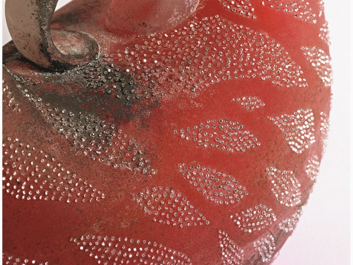 Vaso Gioiello in Vetro e Diamanti