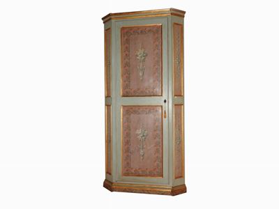 Coppia di Antiche Porte in Legno Laccato