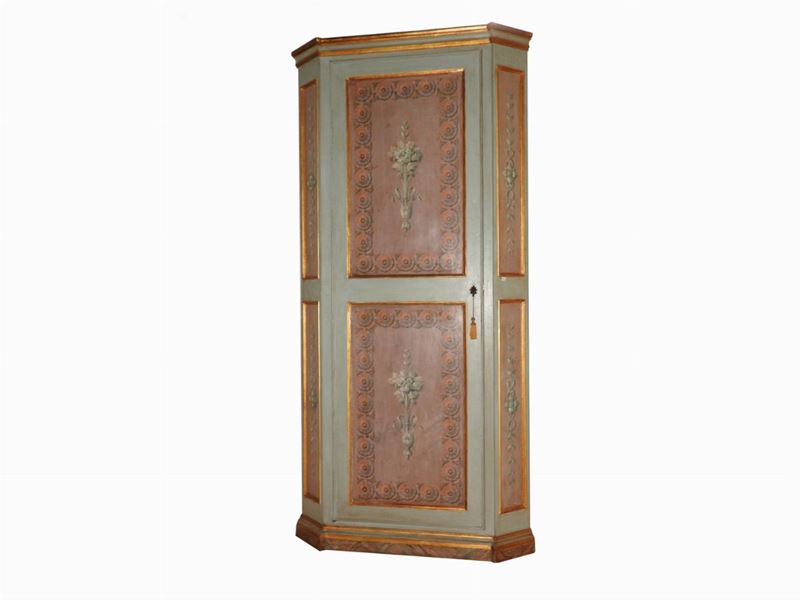 Coppia di Antiche Porte in Legno Laccato