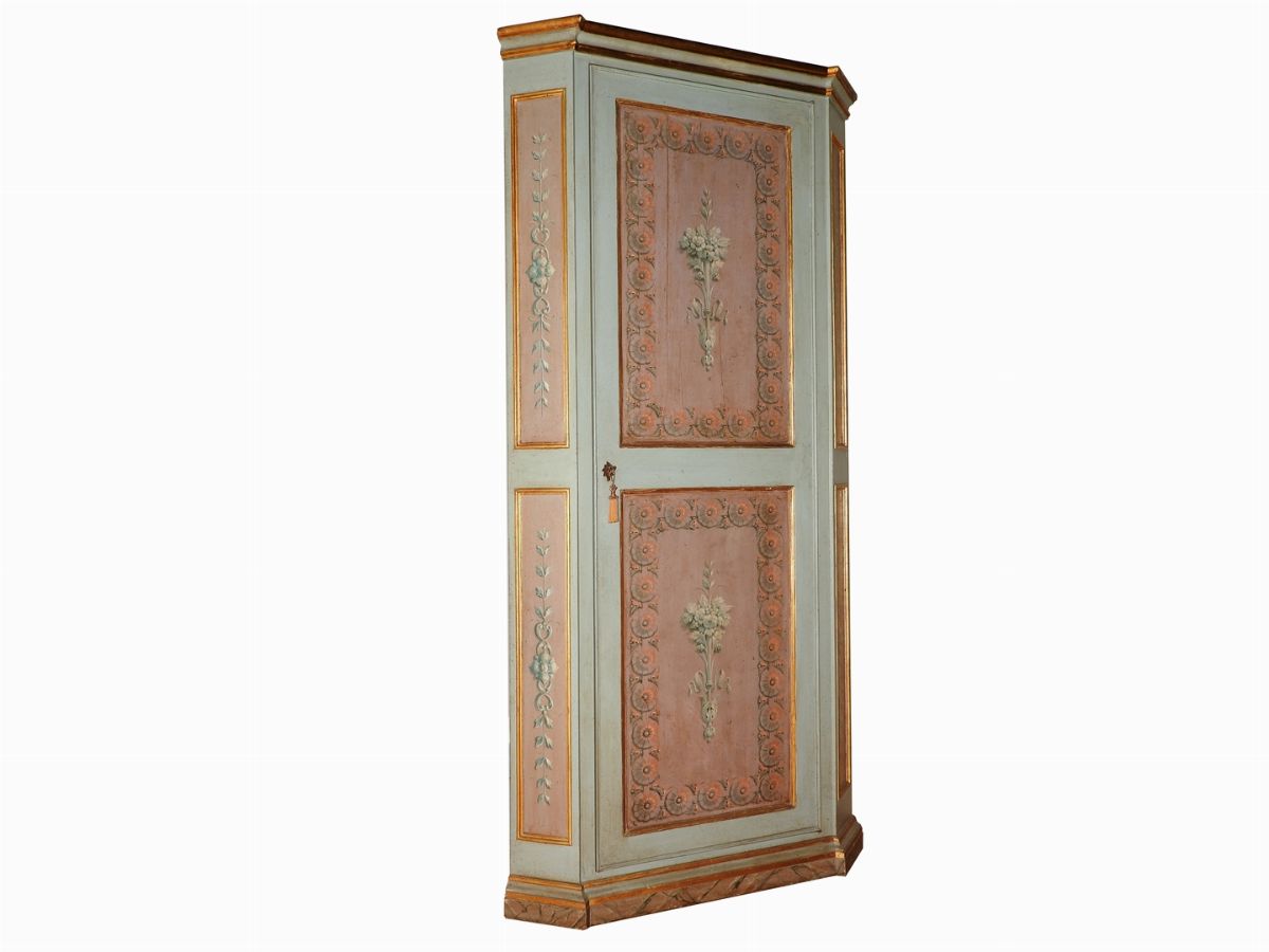 Coppia di Antiche Porte in Legno Laccato