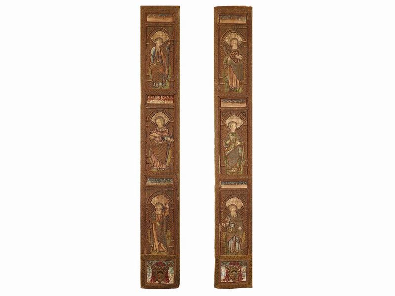 Due Frammenti di Antichi Ricami
