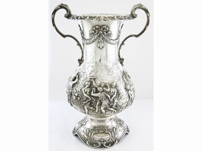 Vaso Biansato in Argento