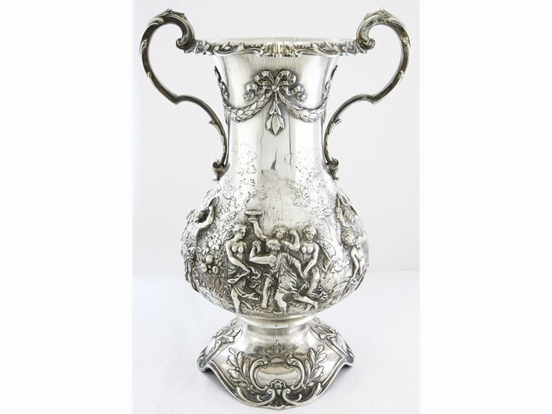 Vaso Biansato in Argento