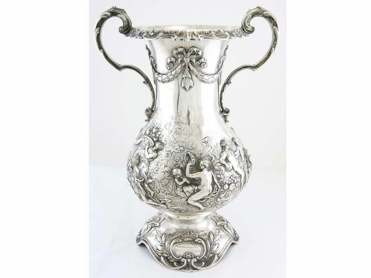 Vaso Biansato in Argento