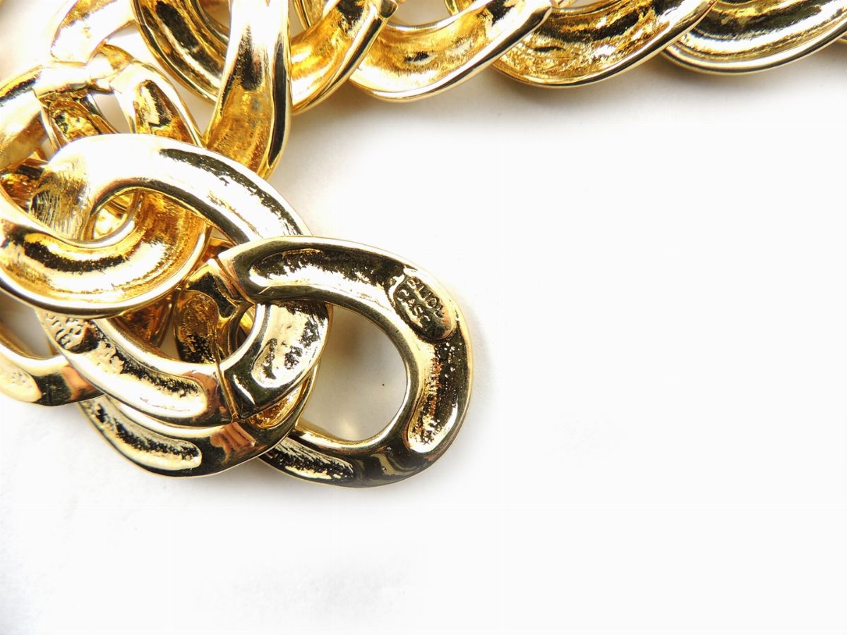 Collana Bijoux Cascio in Metallo Dorato e Strass