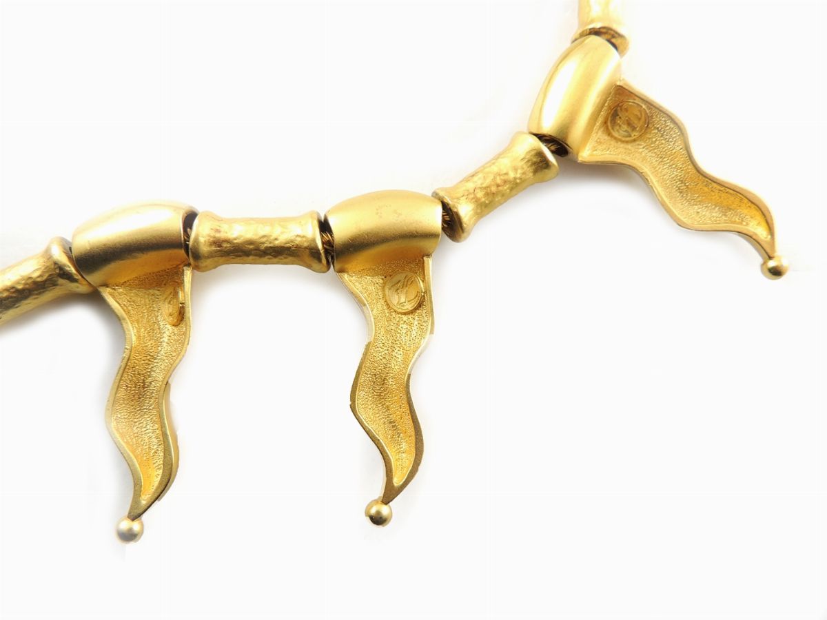 Collana Karl Lagerfeld in Metallo Dorato