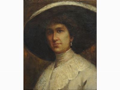 Ritratto di Donna con Cappello