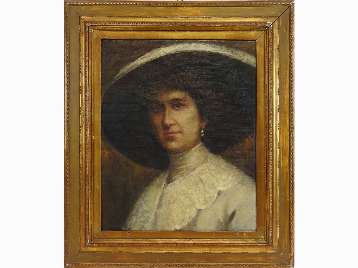 Ritratto di Donna con Cappello