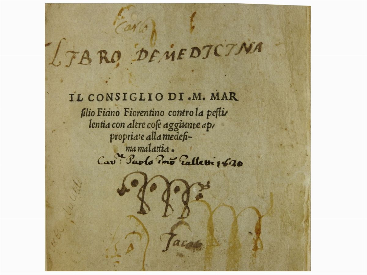 Marsilio Ficino - Il Consiglio [...] Contro la Pestilentia con Altre Cose Aggiunte Appropriate al...