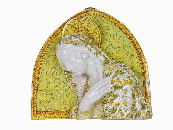 Glazed Terracotta High-relief Plaque  - Auction The collector's house: Antique, Modern and Oriental Art - Lots: 450-673 - III - Maison Bibelot - Casa d'Aste Firenze - Milano