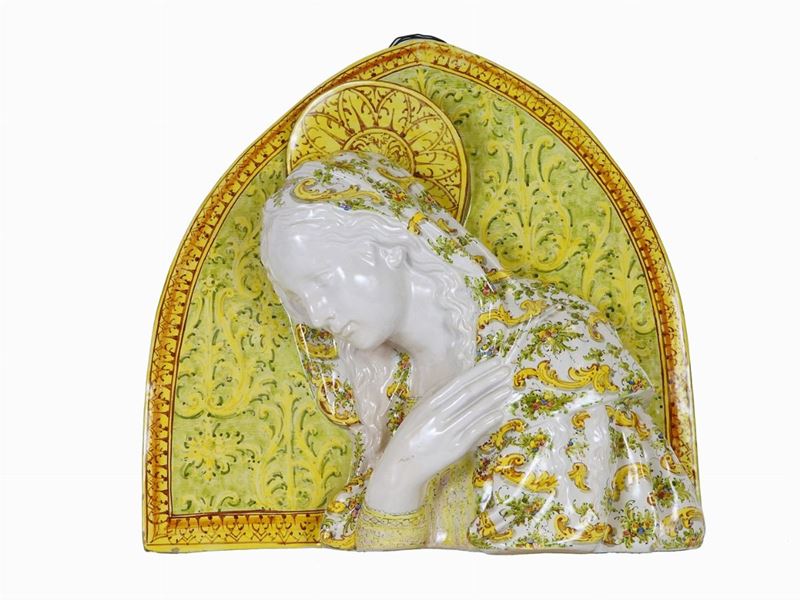 Lunetta in Terracotta Smaltata
