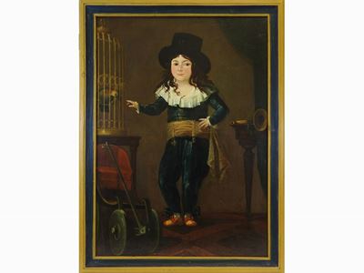 Ritratto di Bambino con Pappagallo