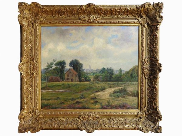 Yvonne Guillaumet : French Landscape  ((1885-     ))  - Auction The collector's house: Antique, Modern and Oriental Art - Lots: 450-673 - III - Maison Bibelot - Casa d'Aste Firenze - Milano