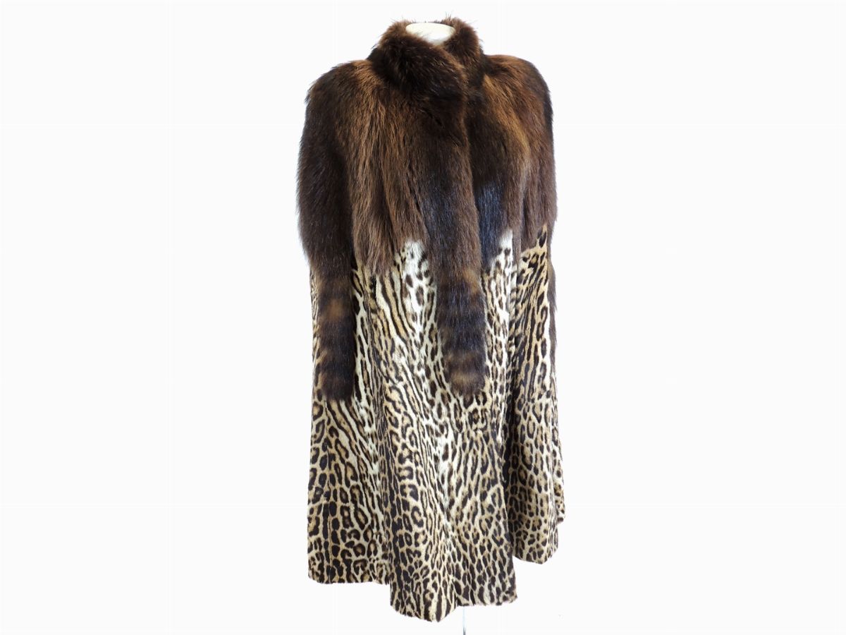 Cappa in Ocelot e Marmotta
