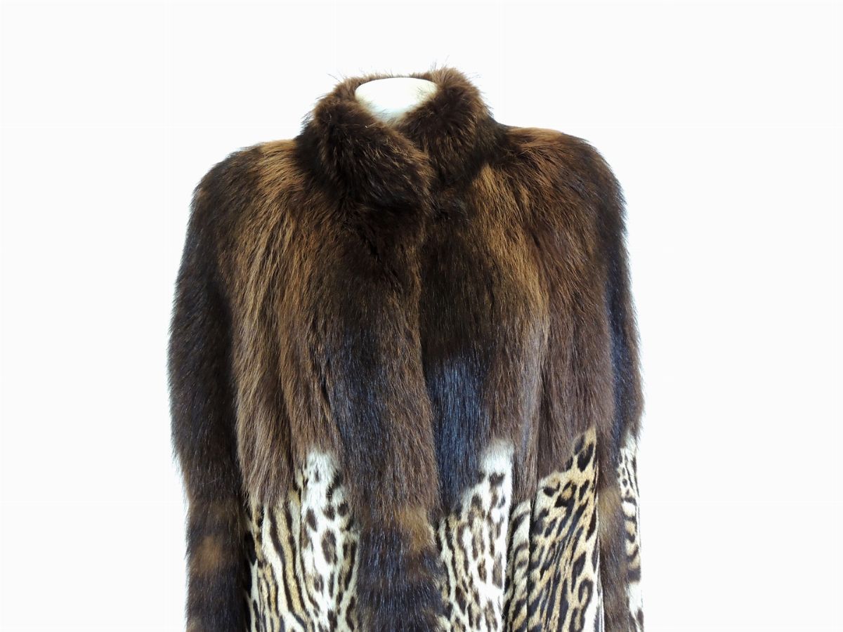 Cappa in Ocelot e Marmotta