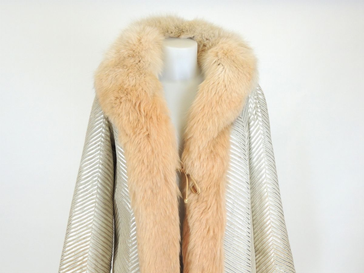 Cappotto in Pelliccia di Volpe Reversibile