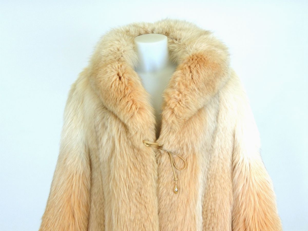 Cappotto in Pelliccia di Volpe Reversibile
