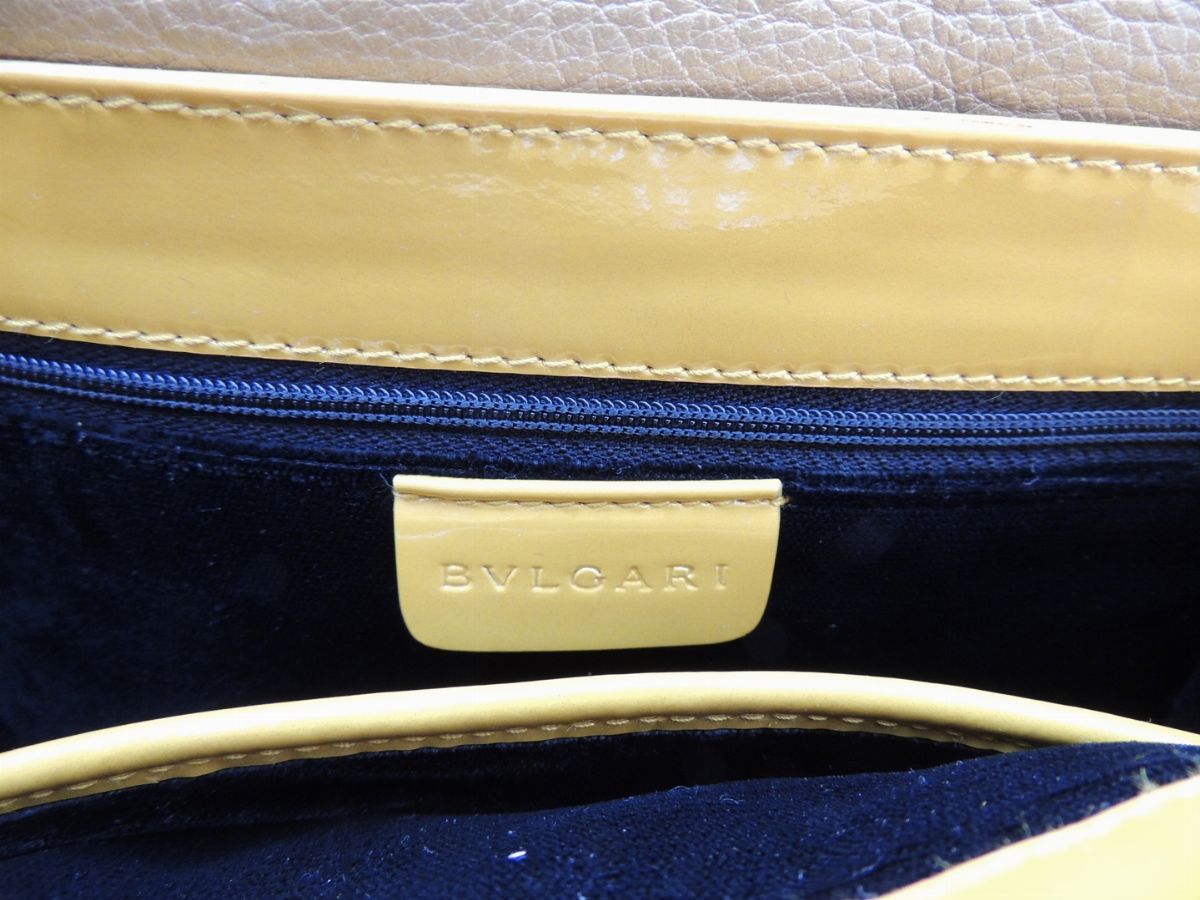 Borsa a Mano Bulgari in Pelle Dorata