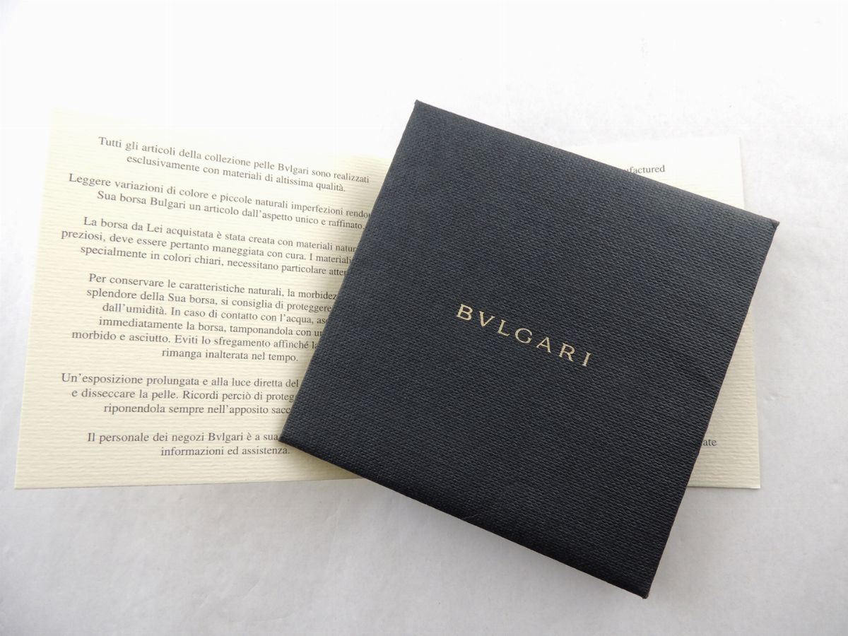 Borsa a Mano Bulgari in Pelle Dorata