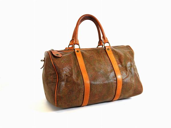 Borsa bauletto Etro in pelle stampata  (Anni Novanta)  - Asta Vintage Mania: una raffinata selezione - Maison Bibelot - Casa d'Aste Firenze - Milano