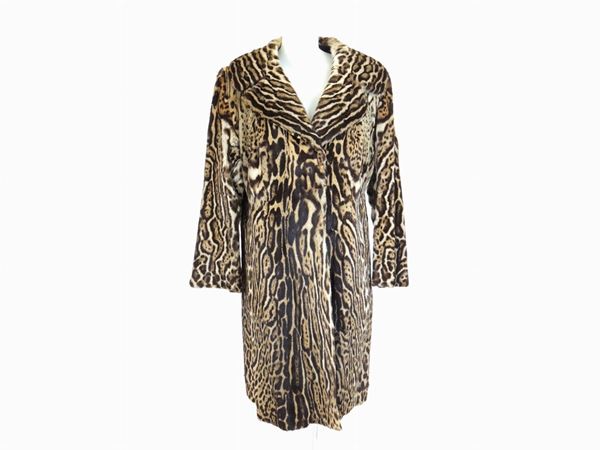 Cappotto in pelliccia di ocelot