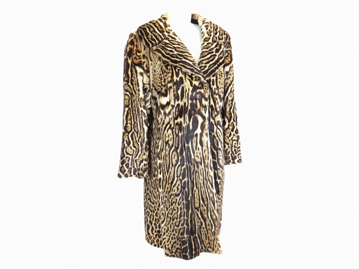 Cappotto in Pelliccia di Ocelot