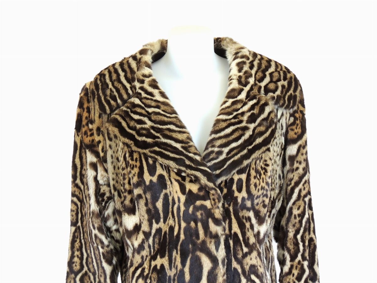 Cappotto in Pelliccia di Ocelot