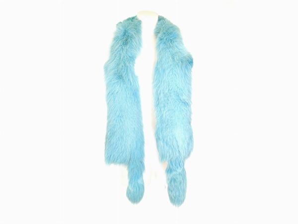 Due stole in volpe celeste, Sartoria Pia Rame
