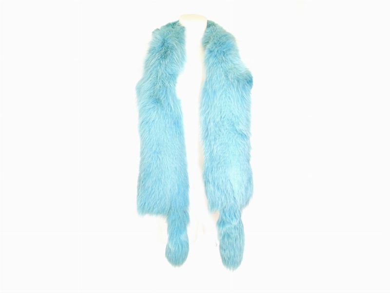 Due Stole in Volpe Celeste, Sartoria Pia Rame