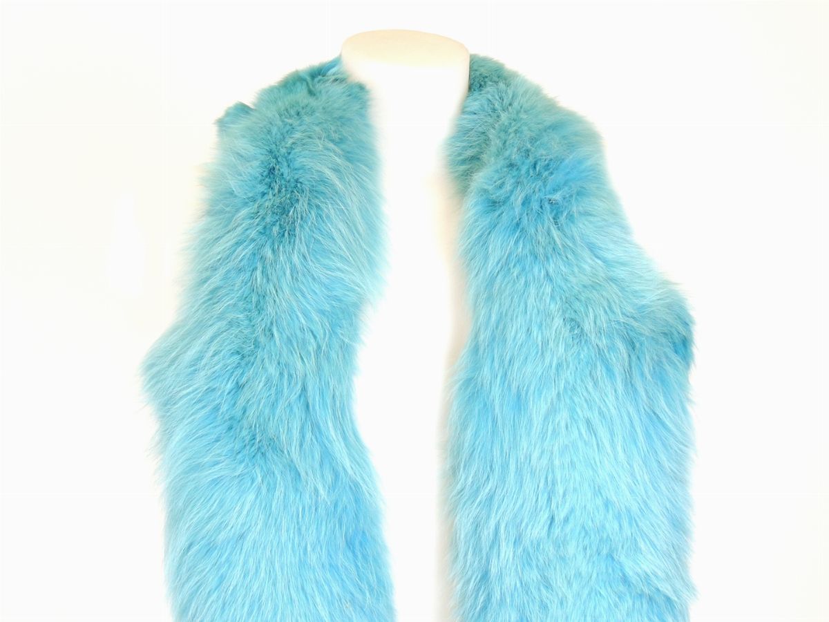Due Stole in Volpe Celeste, Sartoria Pia Rame