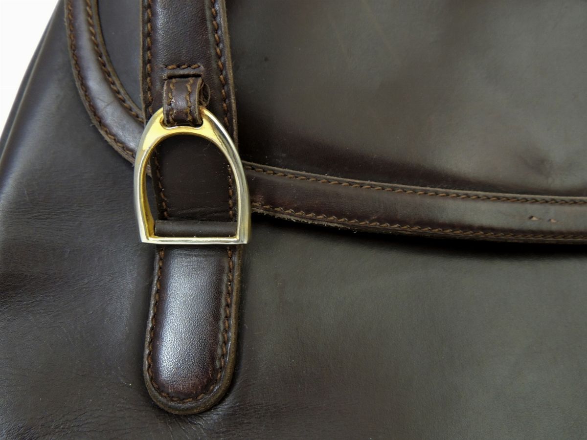 Borsa a Mano Gucci in Pelle Marrone