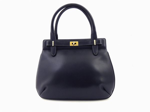 Borsa a mano Gucci in pelle blu