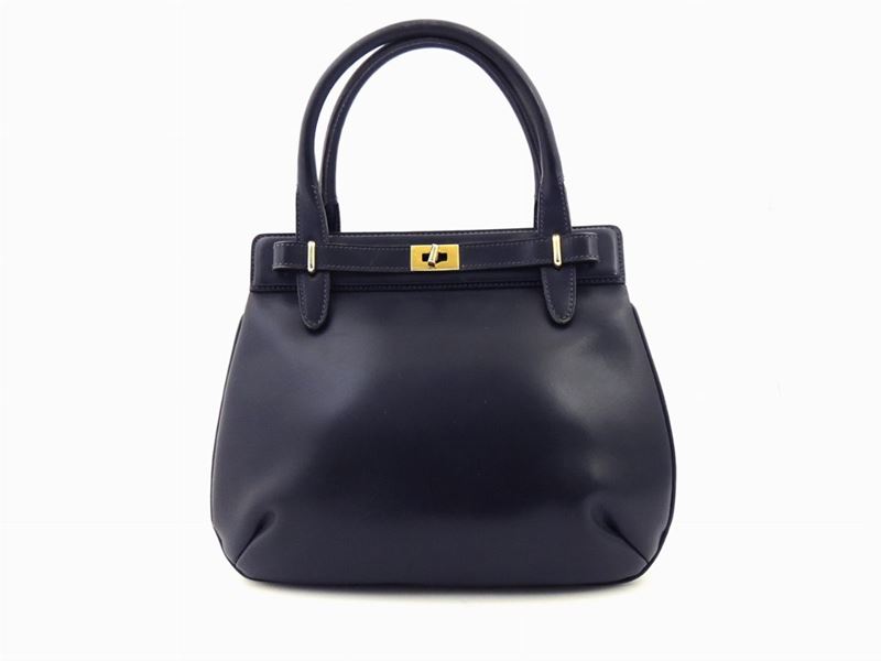 Borsa a Mano Gucci in Pelle Blu