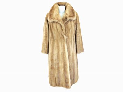 Cappotto in Visone Canadese Color Miele