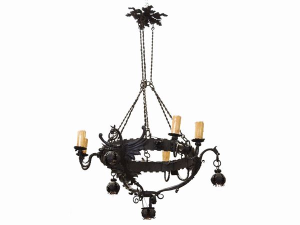 Wrought Iron Chandelier